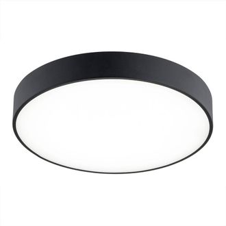 Netlighting Tiamo Flush Ceiling Light Black 3500lm 4000K