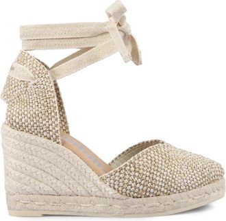 Espadrilles Cof Hilo - Dames - Sleehakken - Beige - 39 EU - Leer - Schoenen