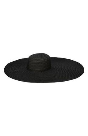 San Diego Hat Company Large Brim UPF 50+ Floppy Sun Hat in Black at Nordstrom Rack
