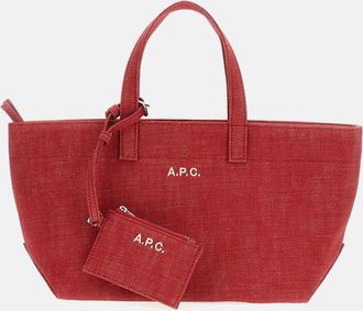 A.P.C. Borsa Tote Le Drummer Toile Small