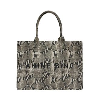 Anine Bing Tote Bags, female, Multicolor, Size: ONE SIZE Leo Shopper Bag