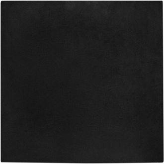 vidaXL Alfombra De Piel Sint&eacute;tica De Conejo Olite Negro 200 X 200 Cm Vidaxl