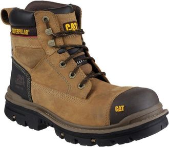 CAT Gravel 6 Inch Dark Beige Safety Boots