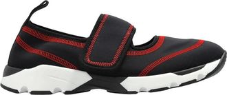 Marni Sportschoenen met logo - Dames - Sneakers - Zwart - 39 EU - Nylon - Schoenen