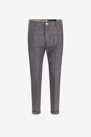 Jacob Cohen Karierte Hose aus Schurwolle Henry