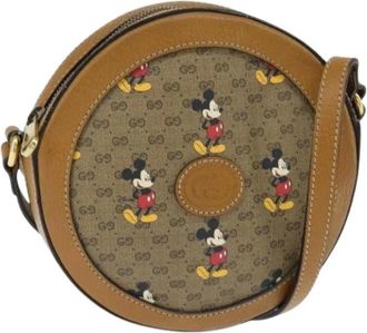Gucci Pre-owned Cross Body Bags, female, Beige, Size: ONE SIZE Pre-owned Plastic Cross Body Bag