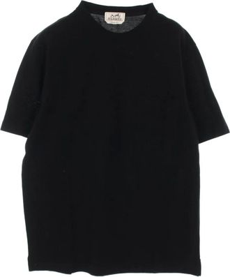 Hermès T-shirt con ricamo 2010 - Nero