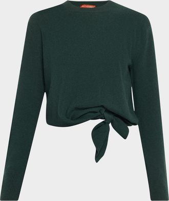 Altuzarra Nalini Tie-Hem Cashmere Sweater