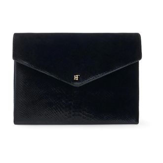 Elisabetta Franchi Tassen, Dames, Zwart, ONE Size, Leer, Schoudertas