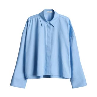 OPUS Dames, Blouses & Shirts, Blauw, Maat: XL