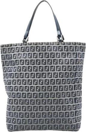 Fendi Pre-owned Tote Bags, female, Gray, Size: ONE SIZE Pre-owned Tote Bag
