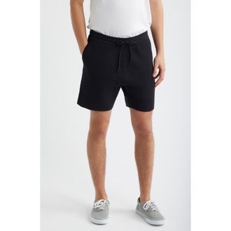 Rag & Bone Zuma Ottoman Stitch Shorts in Black at Nordstrom, Size Xx-Large