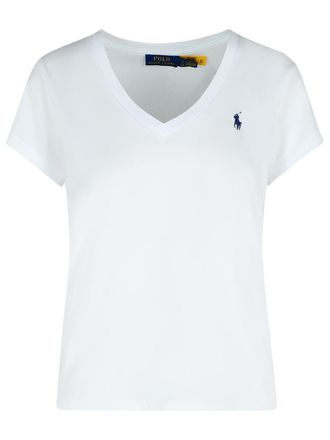 Polo Ralph Lauren White Cotton T-Shirt