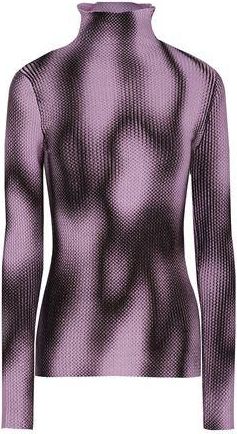 8 by YOOX VISCOSE PRINTED RIB KNIT SLIM FIT TOP