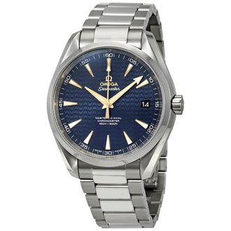 Omega Pre-owned Omega Seamaster Aqua Terra Blue Dial Mens Watch 231.10.42.21.03.006