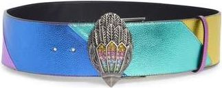 Kurt Geiger Kensington Belt in Rainbow/antique Silver at Nordstrom Rack, Size Small/medium