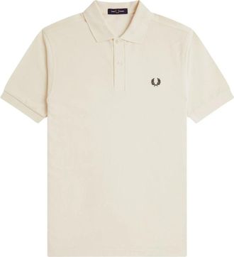 Fred Perry Polo Shirts - Heren - Polos - Beige - L - Tops