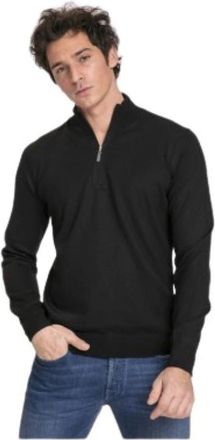 Gran Sasso Truien - Heren - Vesten met rits - Zwart - XL - Wol - Hoodies & sweatvesten