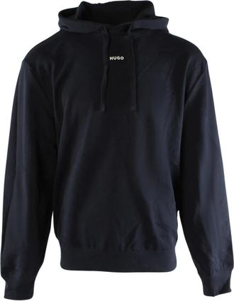 HUGO BOSS Dapo Hoodie - Heren - Hoodies - Blauw - M - Katoen - Hoodies & sweatvesten