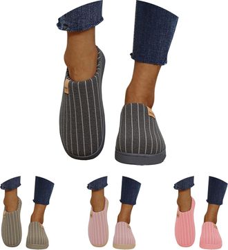 Generic Slippers Men Cotton Winter Slippers Thick Sole Warm with Thick Foamy Soles Cozy Winter for Women with Faux Indoor Outdoor Comfort Boots Womens Couple 