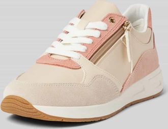 Geox Sneaker mit seitlichem Reißverschluss Modell BULMYA in Offwhite, Größe 37