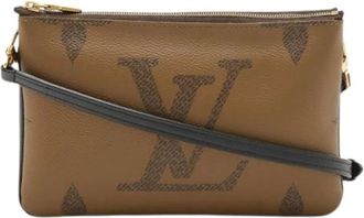 Louis Vuitton Pre-owned Cross Body Bags, female, Brown, Size: ONE SIZE Pre-owned Vintage Canvas Cross Body Bag