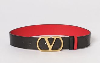 Valentino Garavani Cintura in pelle di vitello VLogo Valentino Garavani