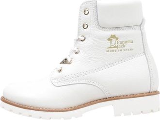 Panama Jack Womens Panama 03 Combat Boat, White, 5.5 UK