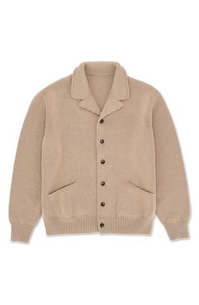 Fortela Brando Wool Cardigan in Beige at Nordstrom, Size Medium Eu