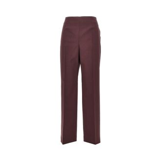 Alberta Ferretti Wool-blend tailored cigarette pants Woman 44