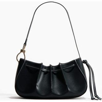 H&M Pleated Shoulder Bag in Black at Nordstrom