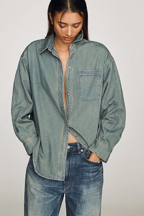 Pilcro 100% Cotton Denim Buttondown Shirt