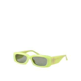 The Attico Sunglasses, female, Green, ONE SIZE, Oversized Rectangle Sunglasses