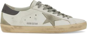 Golden Goose Super Star Vintage-Inspired Star Leather Sneakers