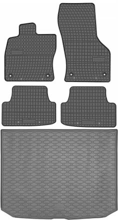 OEM Juego De Alfombrillas De Goma Para Coche Y Maletero Para Audi A3 8v Iii Sportback (2013-2020)
