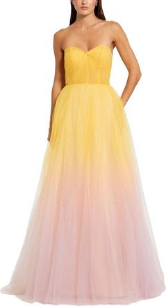 Mac Duggal Sweetheart Ombre Tulle Ballgown