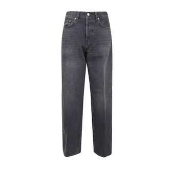 Haikure Dames, Jeans, Zwart, Maat: W23 Katoen