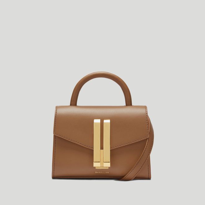 The Nano Montreal in Deep Toffee Smooth Leather Mini & Nano bag
