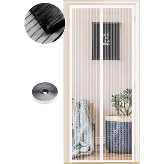 OEM Mosquitera Magn&eacute;tica Para Puerta, Varios Tama&ntilde;os, 120 X 210 Cm, Potentes Imanes, Cierre Autom&aacute;tico, Puerta Cortina