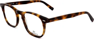 Lacoste Mens 50 mm Havana Eyeglasses