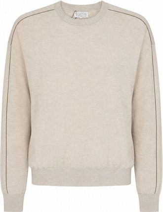 Brunello Cucinelli Beige Cashmere Womens Sweatshirt