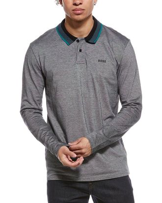 HUGO BOSS Oxford Long Polo Shirt