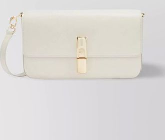 Furla hammered leather crossbody bag