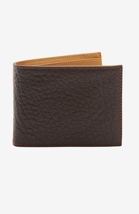 Tusk Amsterdam Compact Billfold Wallet in Chocolate at Nordstrom