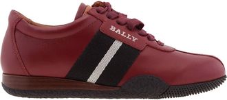 Bally Francisca Leather Low-Top Sneakers, Brand Size 35 ( US Size 4.5 )