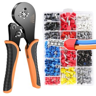 OEM Herramienta De Crimpado De Alta Precisi&oacute;n Con Trinquete Autoajustable, Naranja/negro