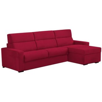 Dmora Dmora - Sof&aacute; Cama Con Pen&iacute;nsula Celleno, Sof&aacute; Esquinero Transformable Para Sal&oacute;n, Acolchado, Desenfundable, Calidad 100% Made In Italy, 280x160 H100 C