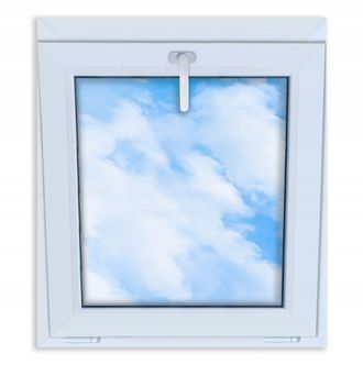 OEM Ventana De Pvc Blanca, Abatible, 70x80, 700x800, Doble Acristalamiento, De Apertura Superior, Ventanas Nuevas