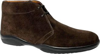 Bally Milkom 6209552 Mens Coffee Calf Suede Leather Boots
