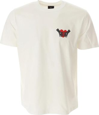 Paul Smith Hart Print Wit T-shirt - Heren - T-shirts - Wit - XL - Katoen - Tops